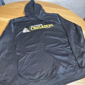 NWT Men's XL J2 Sports Valparaiso Crusaders Black Hoodie